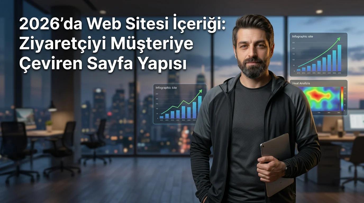 2026’da Web Sitesi İçeriği: Ziyaretçiyi Müşteriye Çeviren Sayfa Yapısı