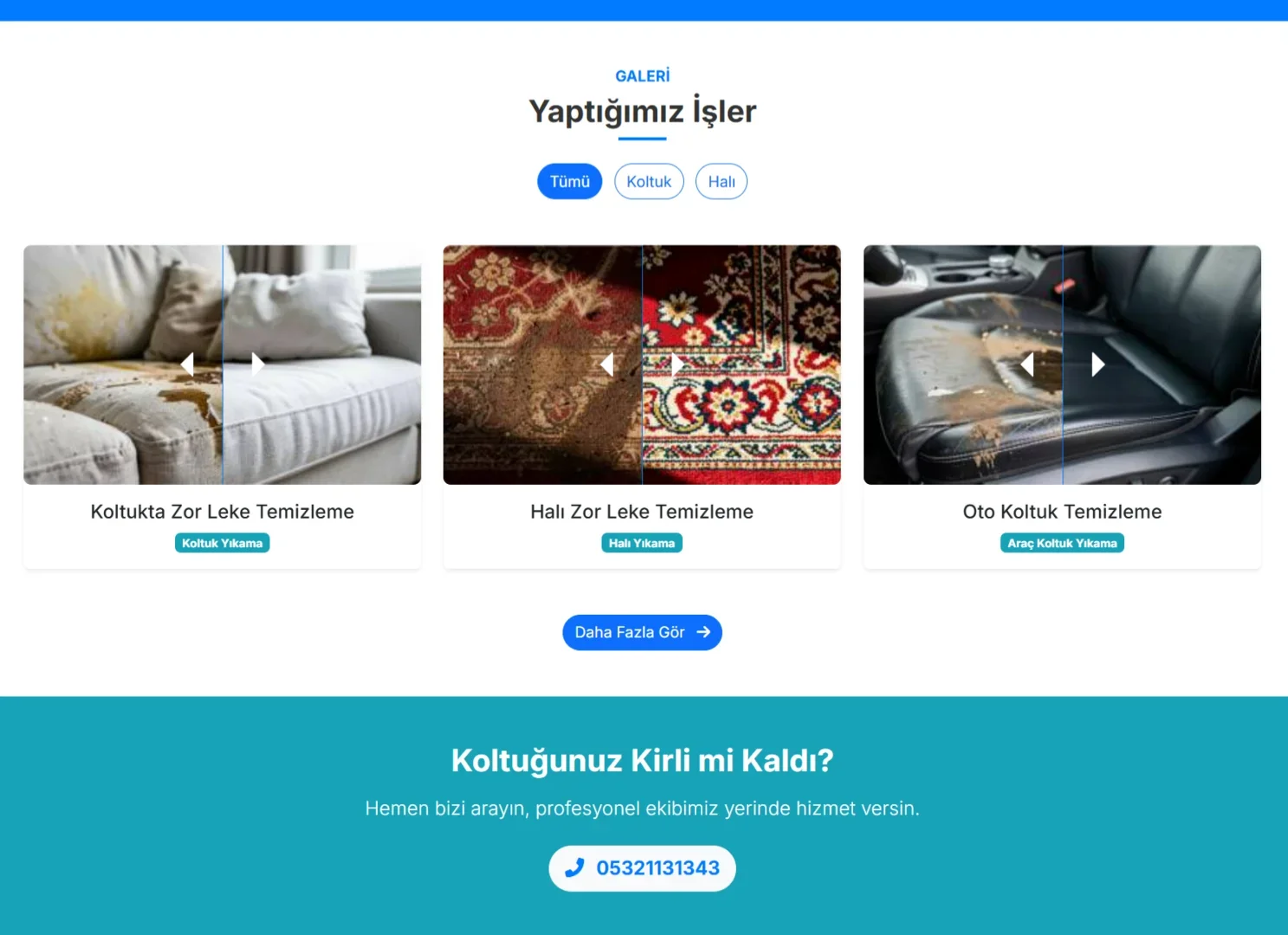 Hazır Koltuk Halı Yıkama Sitesi